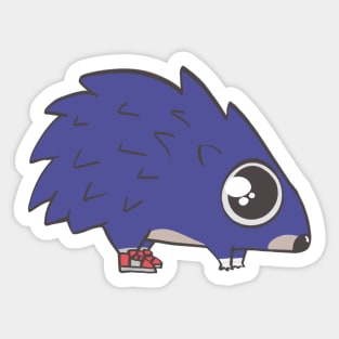 Go Hedgehog boy Sticker